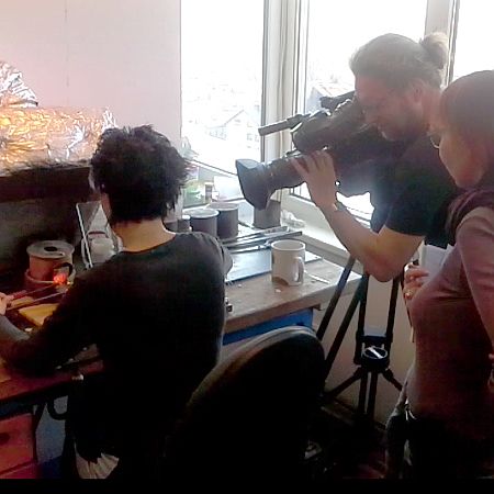 German TV NDR crew visits our company to film part of a documentary.